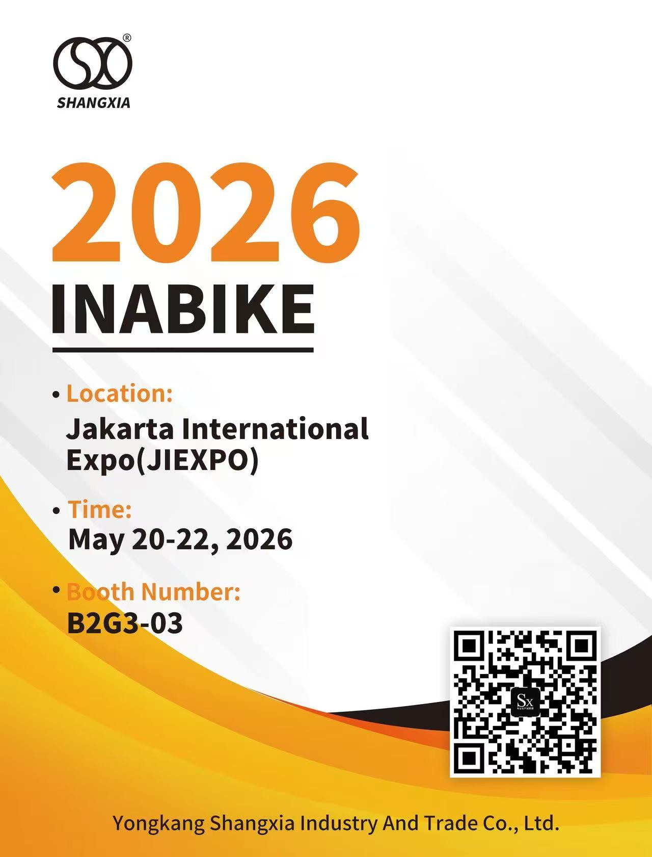 Exposición Inabike 2026, ¡se acerca el amortiguador de motocicleta SXJZ!